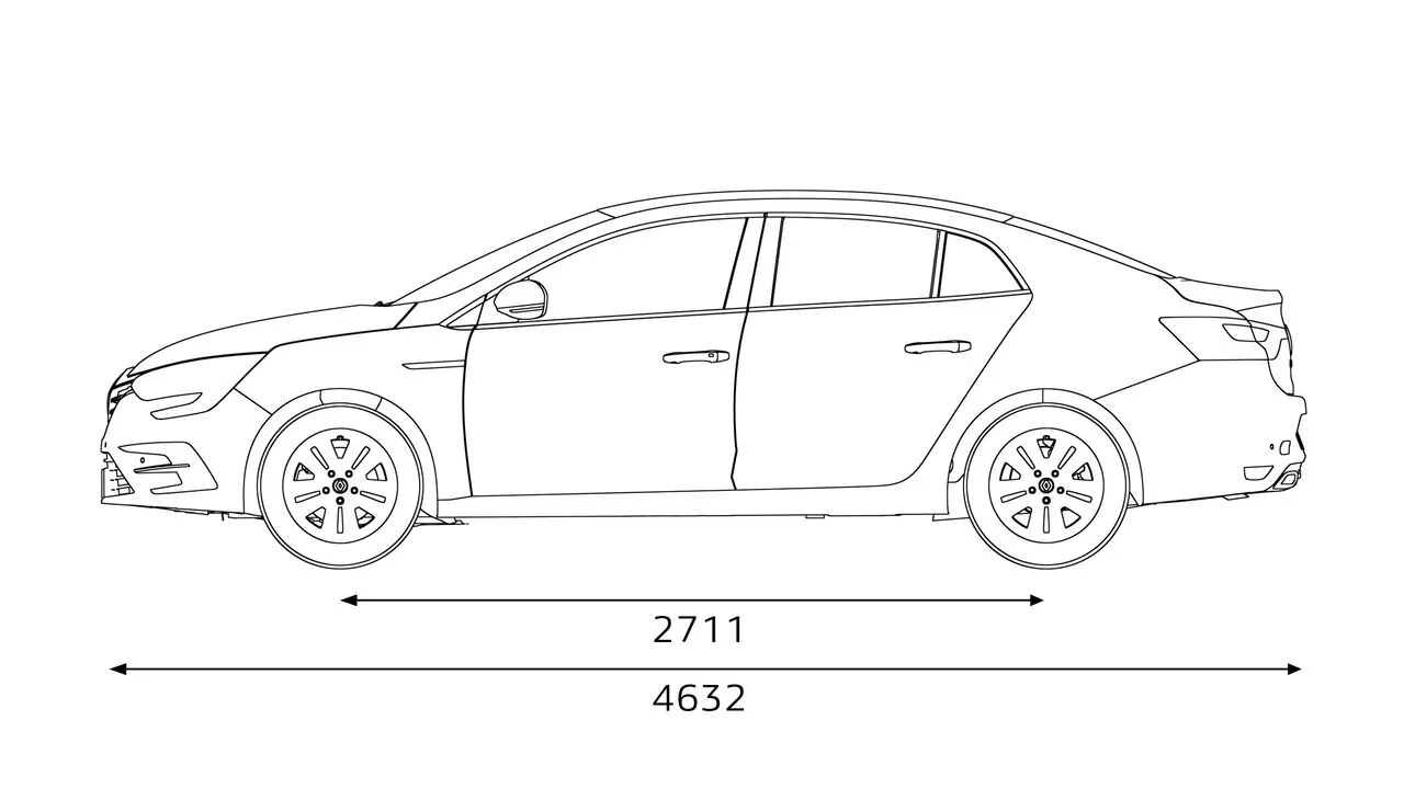 renault-megane-sedan-dimensiuni-laterale Renault Megane Sedan dimensiuni laterale