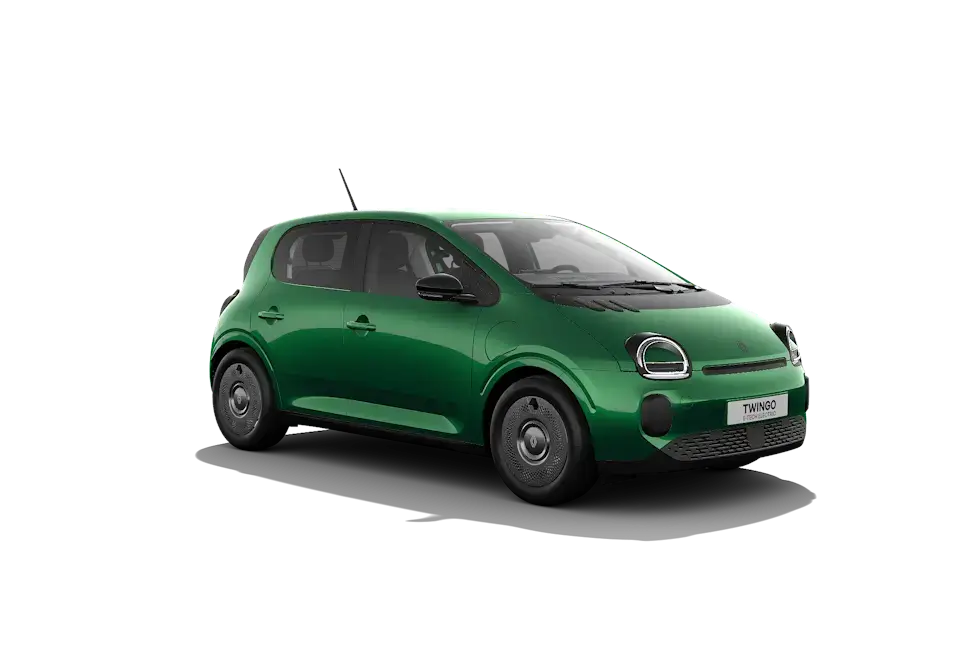 renault twingo verde masina electrica de oras